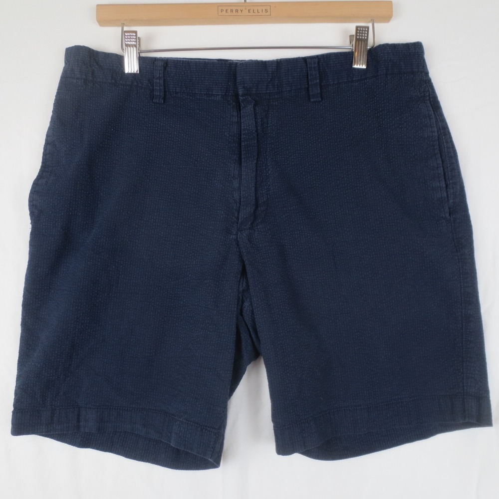 Banana Republic Shorts Mens 34 Blue Aiden Club Chino Stretch Casual Preppy Golf